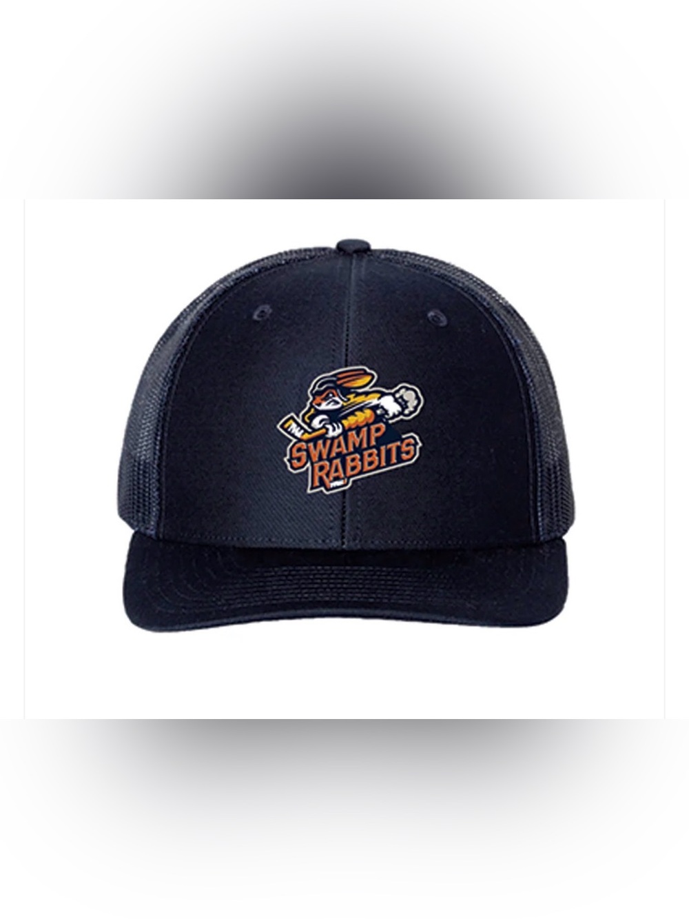 NWOT Greenville Swamp Rabbits Hockey Team Navy Primary Logo Hat Trucker Cap